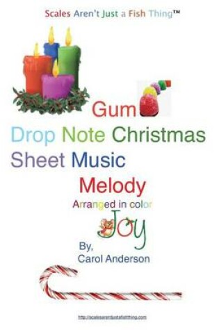 Cover of Christmas Sheet Music Gum Drop Notes - Melody