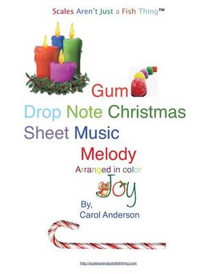 Book cover for Christmas Sheet Music Gum Drop Notes - Melody