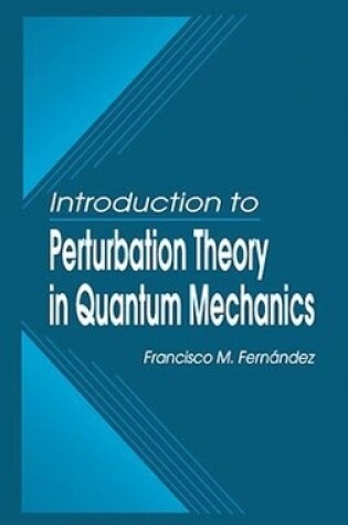 Cover of Introduction to Perturbation Theory in Quantum Mechanics