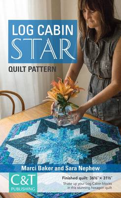 Book cover for Log Cabin Star Quilt Pattern