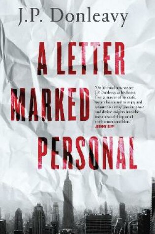 Cover of A Letter Marked Personal