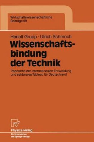 Cover of Wissenschaftsbindung der Technik