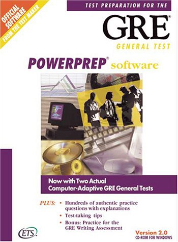 Book cover for Powerprep Software: Preparation for the Gre General Test 2.0