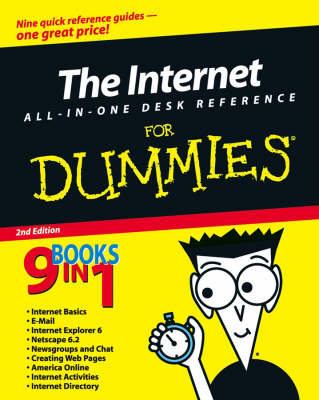 Book cover for The Internet All-in-one Desk Reference for Dummies