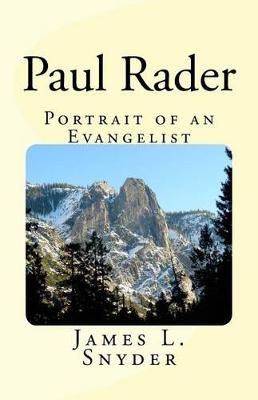 Book cover for Paul Rader Portrait of an Evangelist.