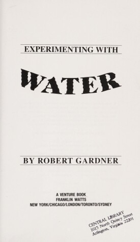 Book cover for Experimenting with Water
