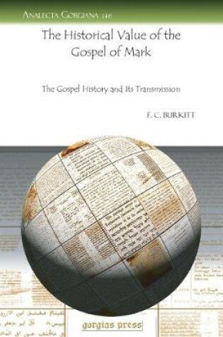 Cover of The Historical Value of the Gospel of Mark