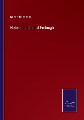 Book cover for Notes of a Clerical Furlough