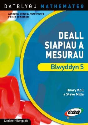 Book cover for Datblygu Mathemateg: Deall Siapiau a Mesurau Blwyddyn 5