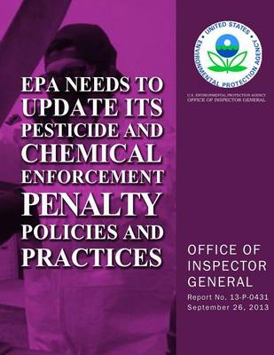 Book cover for EPA Needs to Update Its Pesticide and Chemical Enforcement Penalty Policies and Practices