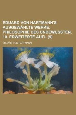 Cover of Eduard Von Hartmann's Ausgewahlte Werke (9)