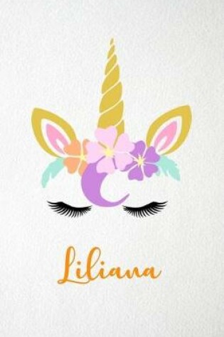 Cover of Liliana A5 Lined Notebook 110 Pages