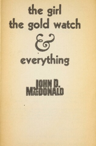 Cover of Girl with the Gold Watch