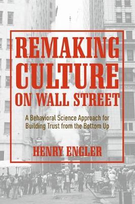 Book cover for Remaking Culture on Wall Street