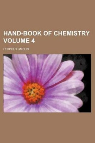 Cover of Hand-Book of Chemistry Volume 4