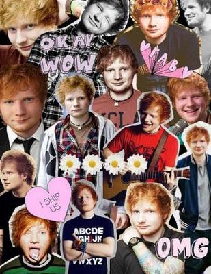 Book cover for Ed Sheeran 2017 Diary