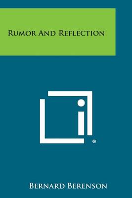 Book cover for Rumor and Reflection