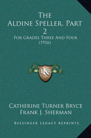 Cover of The Aldine Speller, Part 2