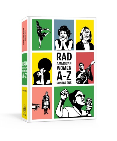 Book cover for Rad American Women A-Z Postcards