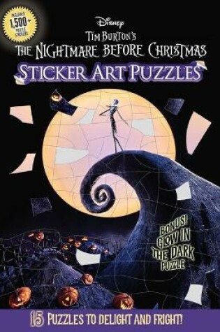 Cover of Disney Tim Burton's the Nightmare Before Christmas Sticker Art Puzzles