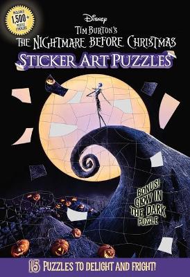 Book cover for Disney Tim Burton's the Nightmare Before Christmas Sticker Art Puzzles