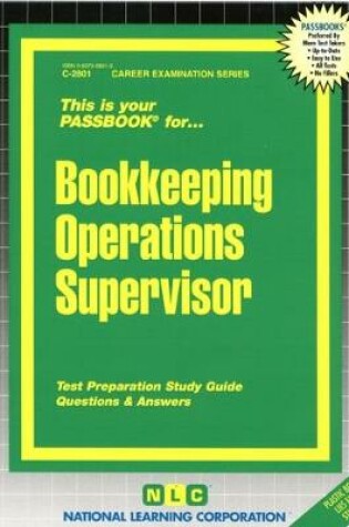 Cover of Bookkeeping Operations Supervisor