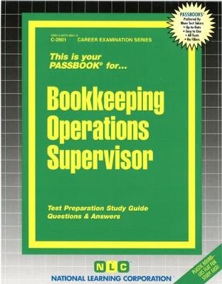 Book cover for Bookkeeping Operations Supervisor