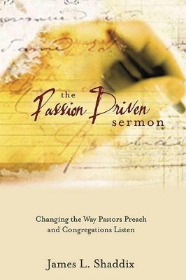 Book cover for The Passion-Driven Sermon