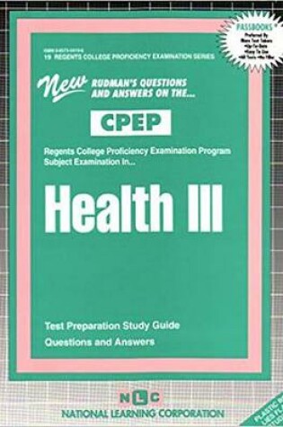 Cover of HEALTH III