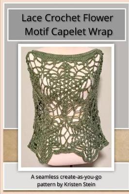 Book cover for Lace Crochet Flower Motif Capelet Wrap