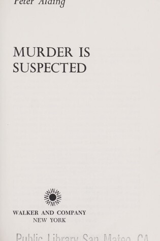 Cover of Murder Is Suspected