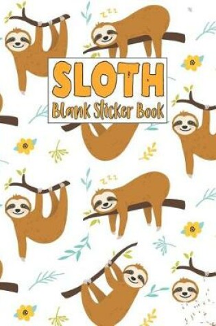 Cover of Sloth Blank Sticker Book