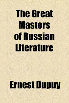 Book cover for Great Masters of Russian Literature