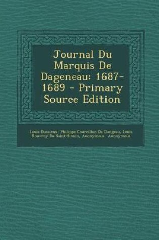 Cover of Journal Du Marquis de Dageneau