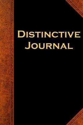 Cover of Distinctive Journal Vintage Style