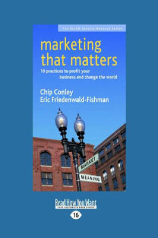 Cover of Marketing that Matters