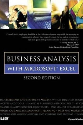 Cover of Business Analysis with Microsoft Excel