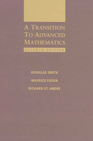 Cover of A Transition to Advanced Mathematics