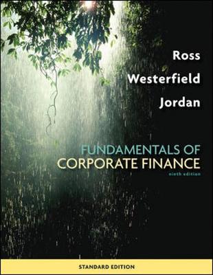 Book cover for Fundamentals of Corporate Finance Standard Edition