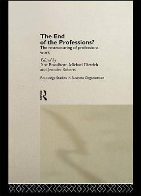 Book cover for The End of the Professions?