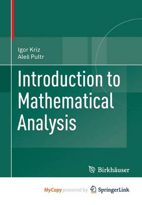 Book cover for Introduction to Mathematical Analysis