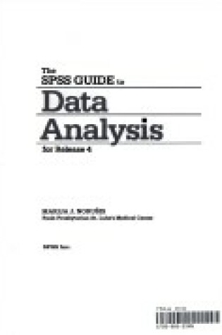 Cover of SPSS Guide to Data Analysis Release 4.0