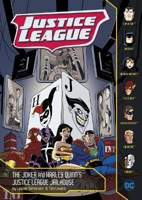 Book cover for Justice League: The Joker and Harley Quinn's Justice League Jailhouse