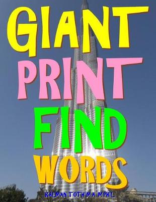 Book cover for Giant Print Find Words