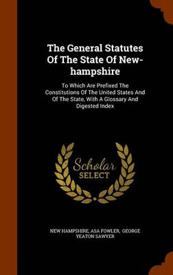 Book cover for The General Statutes of the State of New-Hampshire