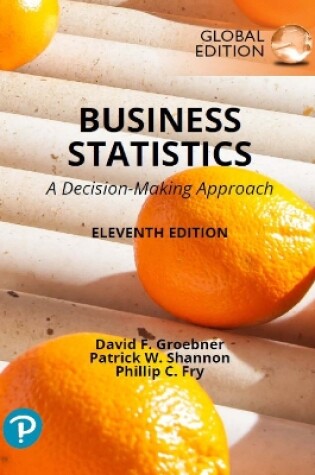 Cover of MyLab Statistics with Pearson eText for Business Statistics: A Decision Making Approach, Global Edition