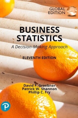 Cover of MyLab Statistics with Pearson eText for Business Statistics: A Decision Making Approach, Global Edition