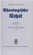 Book cover for Theologische Ethik