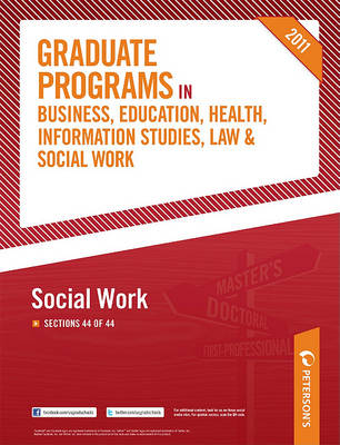 Book cover for Peterson's Graduate Programs in Library & Information Studies 2011