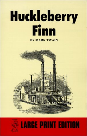 Book cover for Huckleberry Finn Lge Print Ed